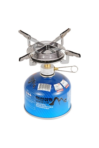 Tenfowee Taşra Kampı İçin Çiftlevli Gaz Fırını - Plevli Tasarım, Ayarabilir Ateş, Çelik Yapı, Taşınabilir Çantalı, Bisiklet Turları Ve Yamaç Yürüyüşleri İçin Gümüş