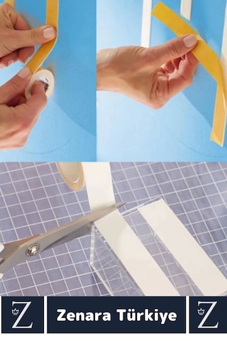 Uzun Ömürlü Ultra Güçlü Kolay Uygulanır İz Bırakmaz Çift Taraflı Köpük Bant 18 Mm X 2 Metre 2 Adet