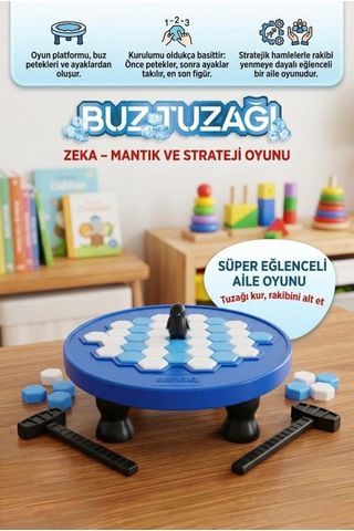 Buz Tuzağı : Tuzağı Kur , Rakibini Alt Et 2 Oyunculu Yeni Nesil Eğlenceli Strateji Oyunu