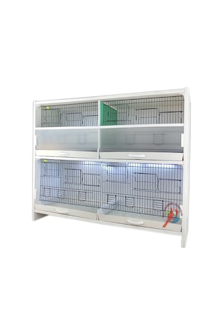 İstanbul Kafes Model 4 Pvc Kuş Dolabı