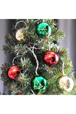 Yılbaşı Pilli Karışık Figürlü Led Işık 3 Mt