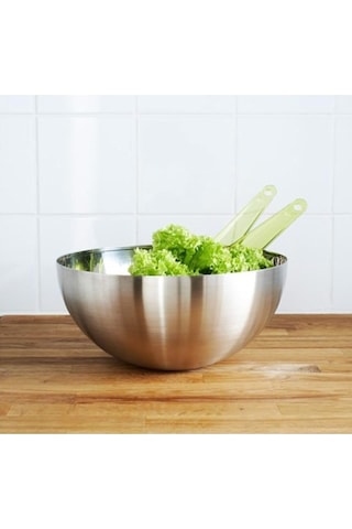 Ikea Salata Kasesi "paslanmaz Çelik Kase Blanda Blank" Servis Kasesi 20 Cm Çapında, Yakl. 20,32 Cm Sku: Smg8690010529497 Açık Mavi