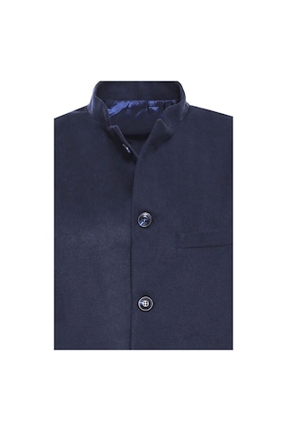 Lacivert Hakim Yaka Yelek 001