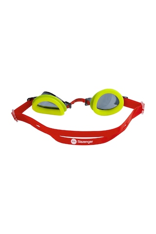 Slazenger Junior Yüzücü Gözlüğü Wave 2546 Smoke Yellow Red Çok Renkli