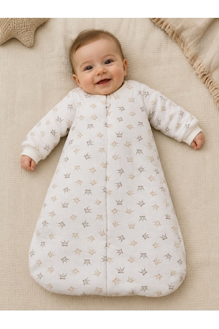 Babyhola Elyaflı 2.5 Tog Torba Uzun Kollu Uyku Tulumu 2711 Kahverengi
