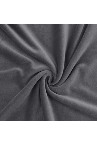 Leezsing Kumaş Sandalye Kılıfı, Kadife Malzeme, Gri Renk, Ev Dekorasyonu, Kolay Kurulum Gri