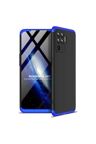 Teknomoda Oppo Reno 5 Lite Kilif 360 Derece Korumali 3 Parça Ays Kapak 515705053