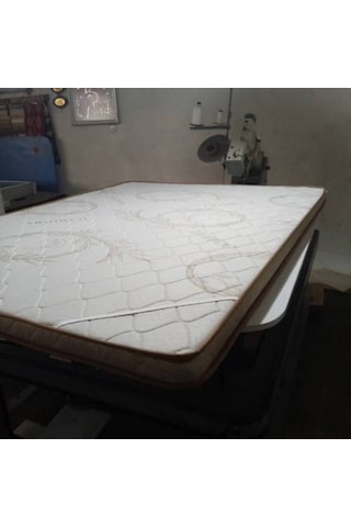 Hugoyimalat Hugoy 200X200 Bambu Yatak Pedi Kuştüyü Sünger Yatak Şilte 200*200