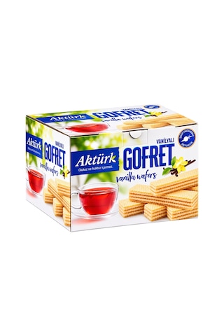 Aktürk Gofret Vanilyalı 800 Gr X 8 Kutu