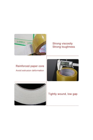 Willowhaven 45mm Genişlik 15mm Kalınlık Sızdırmazlık Bandı Rulo, Paketleme Ve Etiket Sarı Diğer