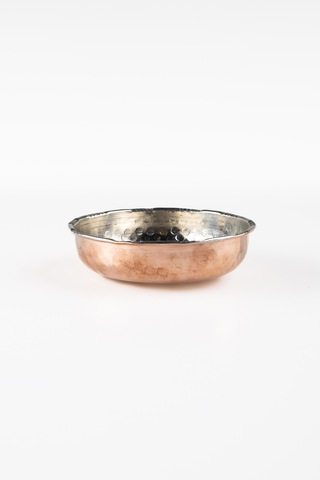 Dmt Copper Gaziantep Dövme Bakır Çerezlik Seti Kahvaltılık Kuruyemiş Reçel 6 'lı Set 10cm X 3cm Bakır