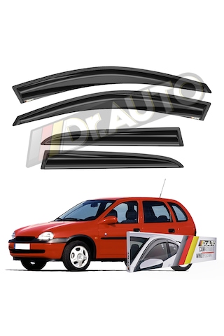Opel Corsa B 1993-2000 Cam Rüzgarlığı 4'lü