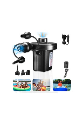 Jialan Mini Şişme Pompa Elektrikli Hava Yastığı Kamp Pompası