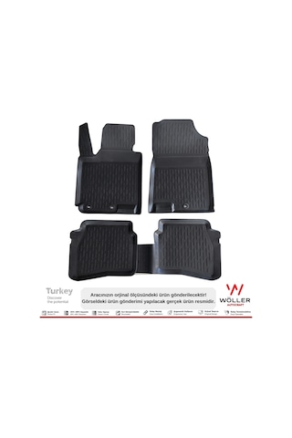 Hyundai Accent Blue Paspas 2011 Sonrası 3D Havuzlu Wöller Paspas