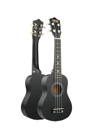 Midex UKX-233BK Siyah Concert Ukulele (Askı Çanta Metod Pena)