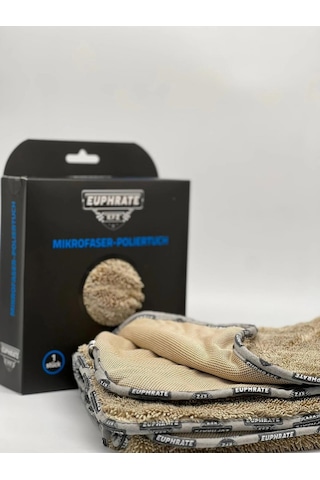 Euphrate Mikrofiber Oto Kurulama Ve Temizlik Alman Tank Bezi 75x55 Cm. Renk: Kahve 750 Gsm