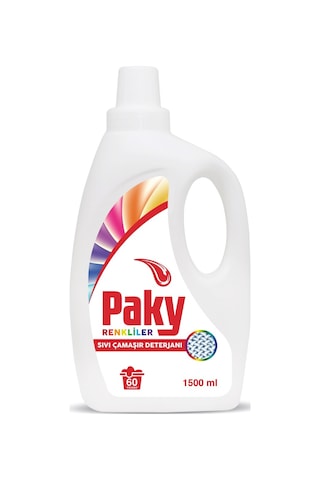 Paky Renkliler için Sıvı Çamaşır Deterjanı 1500 ML