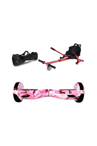Citymate Elektrikli Kaykay Hoverboard Akıllı Denge 6.5 Inch + Hoverkart + Çanta Extrem Paket D05