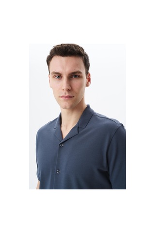 AR-MA Arma Erkek % 100 Pamuk Penye Pike Regular Fit Polo Yaka Gömlek Y25374351101 Gri-g3 Gri