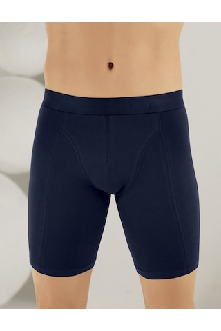 Şahinler Likralı Uzun Boxer Lacivert Me114 Lacivert