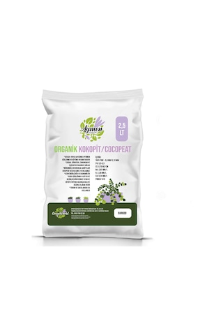 Hindistan Cevizi Torfu Cocopeat Kokopit Ponza Karışımı 2,5 Lt.