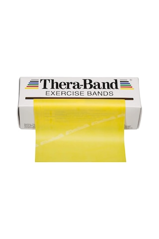 Thera-Band Kesme Yumuşak Egzersiz Pilates Bandı Lastiği 1.5 M Sarı