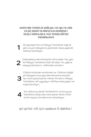 Deep Makeup Clean Dörtlü Cilt Bakım Seti