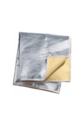 Isıya Dayanıklı Yangın Battaniyesi 160x180cm 160x180 Yanmaz Alüminize Tek Tarafı Alüminyum