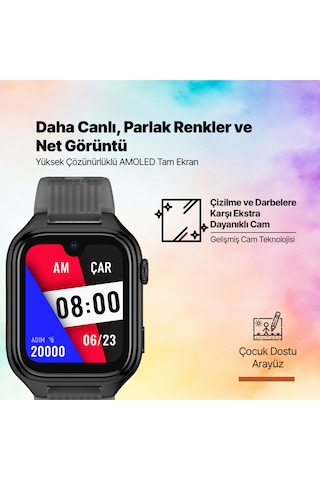 Ttec 2KSW03 Kidi Pro Amoled Ekranlı GPS 4G Sim Kartlı Akıllı Çocuk Saati