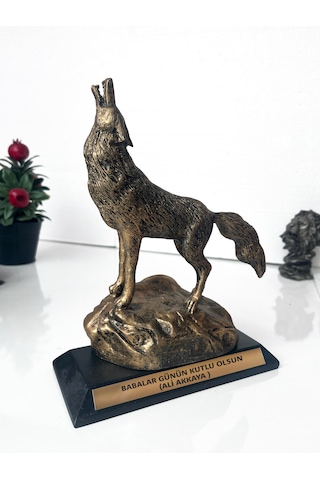 Kişiye Özel Bozkurt Heykeli Babalar Günü Hediyesi