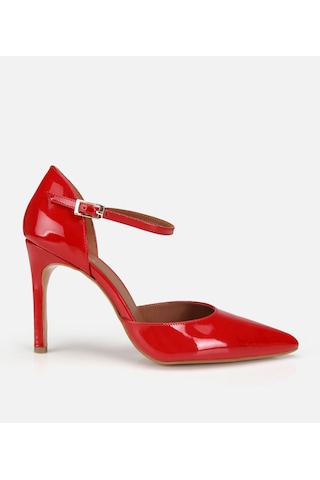 Hotiç Kadın Rugan Deri Kırmızı Bilekten Bağlamalı Stiletto 01ayh321930a750 01ayh321930a750