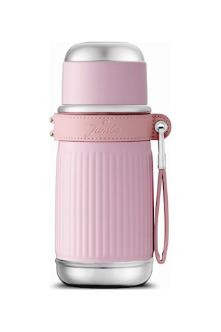 Jumbo Magic Pipetli Pembe Termos 650 Ml