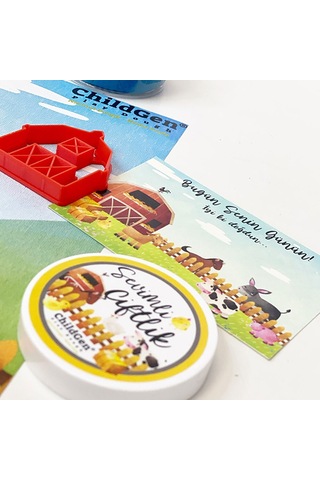 Çiftlik Konsept Doğal Oyun Hamur Seti 4 Adet