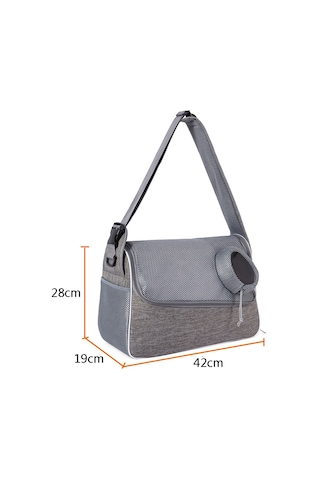 Moveevo Portatif Kedi/köpek Taşıma Çantası: Nefes Alabilir, Havalandırmalı Omuz Çantası