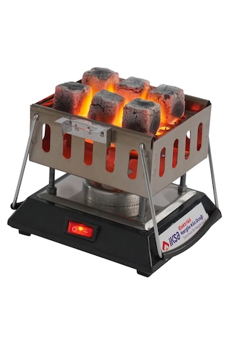 İksa Pratik Kullanım Elektrikli Nargile Köz Ocağı - Siyah