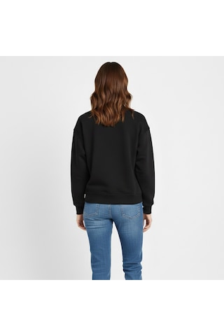 Lumberjack Ammy Kadın Siyah Sweatshirt Siyah