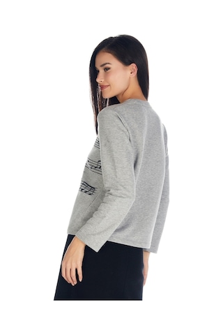 Crystal Taş Baskılı Sweatshirt 001