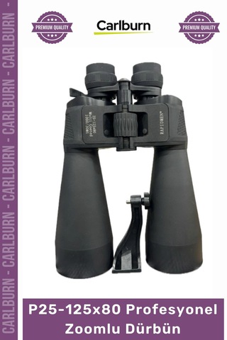 Carlburn Dürbün 80mm Uv Korumalı Net Görüntü Sunan Güçlü P25125x80 Profesyonel Zoomlu Dürbün Çok Renkli