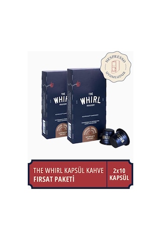 The Whirl Espresso Dark Kapsül Kahve 10 Adet x 2 Paket