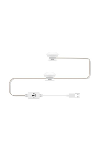 Didadodo Usb Makyaj Aynası Işığı - 3 Renk Aydınlatma, 2/6/10/14 Ampul Seçenekli, Dimmer Fonksiyonlu Çok Renkli Led Makyaj Aynası Çok Renkli