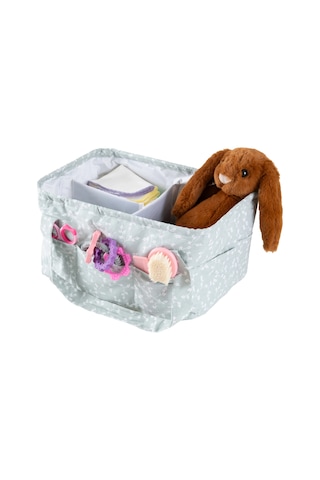 Babyjem - Katlamalı Çanta Anne&Bebek Organizer Yeşil Çiçek