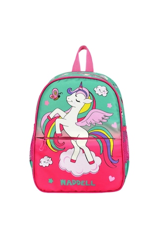 Waddell Lisanslı Unicorn Desenli Anaokul Kreş Sırt Çantası