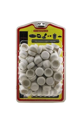 M12 Plastik Somun Kapağı (beyaz)