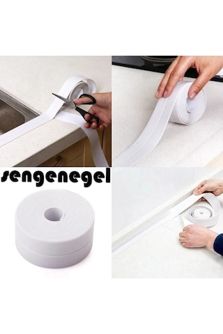 Pratik Su Sızdırmaz Geçirmez Bant Lavabo Küvet Kenar Bandı Küvet