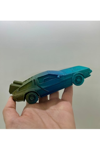 Delorean 3d Figür