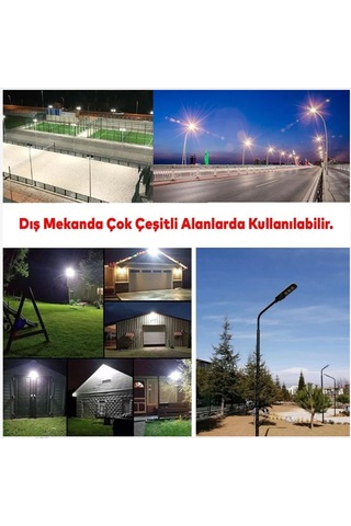 Solar Led Sokak Armatürü 150w Güneş Panelli Kumandalı Dış Mekan Bahçe Aydınlatma Lambası