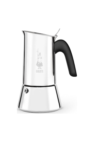 Bialetti - : 2 Cups Ocak Üstü Espresso Pişirici - 85ml - Gümüş Renk - Paslanmaz Çelik Gövde - Patentli Güvenlik Valfi - Tüm Ocak Türleri İçin Uygundur İndüksiyon Hariç Sku: Smg8690010153531