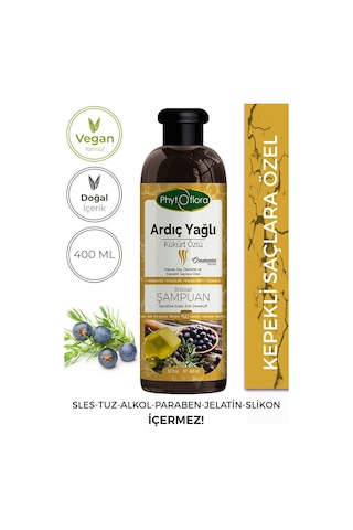 Phytoflora Tuzsuz Ardıç Yağlı Kükürt Özlü Şampuan 400 ML