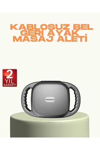 2000 Mah Şarjlı Masaj Tabancası 6 Başlık Ayarlı Güçlü Masaj Cihazı Çok Renkli