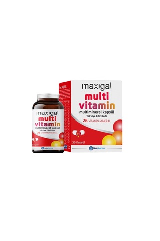 Maxigal Multivitamin Multimineral 30 Kapsül